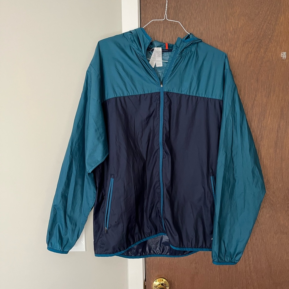 NEW BALANCE Teal Windbreaker